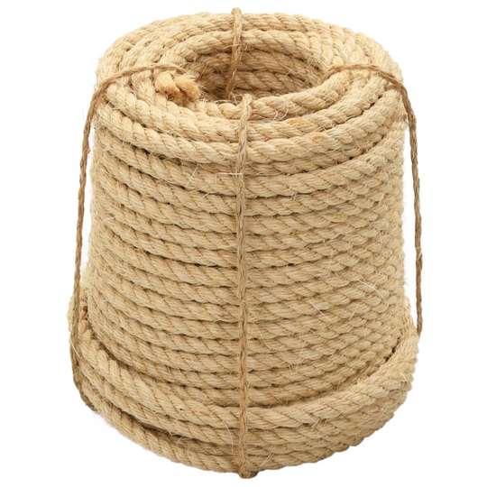vidaXL reb 100 % sisal 12 mm 250 m