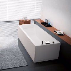 Novellini Calos Badekar 150-180cm Hvit / 150cm