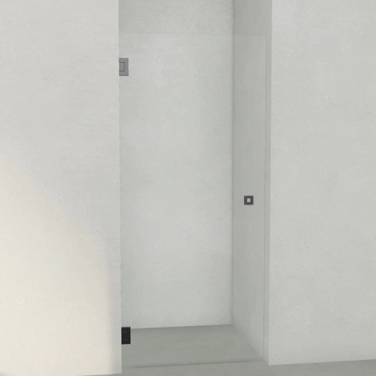 INR Iconic Nordic Rooms Dusjnisje ARC 2 Original Svart Matt / 90cm Klart Glass