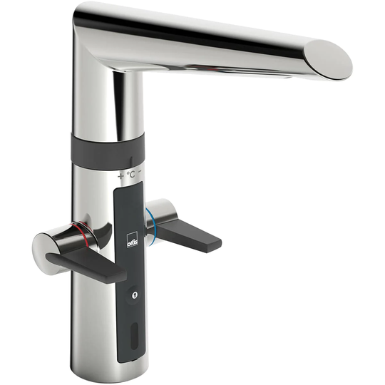 Oras Armatur Optima 2720f/2725f Hybrid Kjøkkenarmatur - 6V Berøringsfri + Hendler Krom / Nei