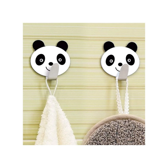 Tatkraft, Panda - Selvklæbende Knager, 2-pack