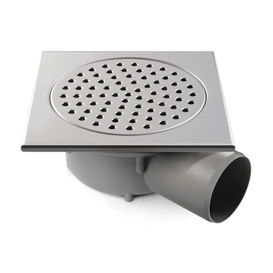Jafo Gulvsluk PS 86 for Flis - med Overdelspakke Fliser / 75mm