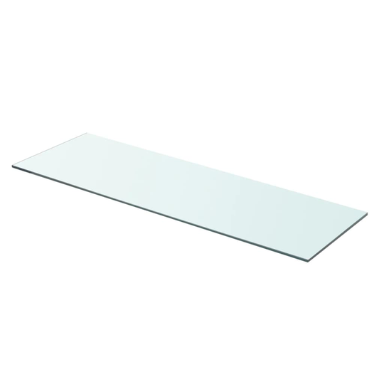 vidaXl hylde glaspanel klar 80x25 cm