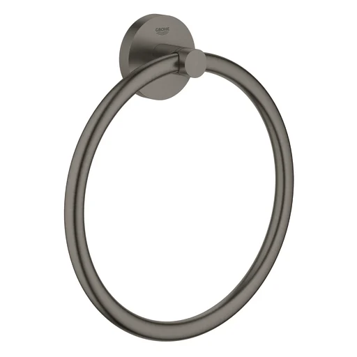 Grohe Essentials håndklering, børstet hard graphite