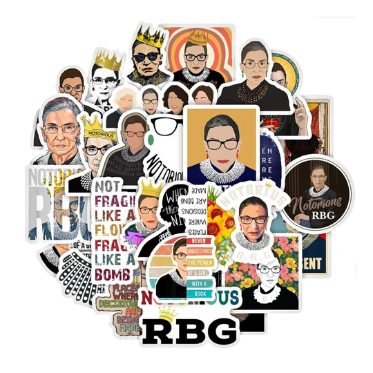 Pakke med Klistermærker - Ruth Bader Ginsburg