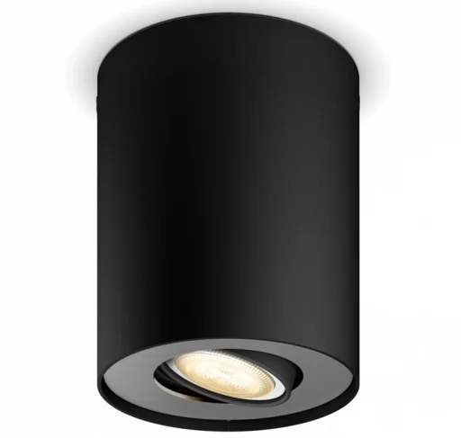 Philips Hue Pillar påbyggingsspot, sort