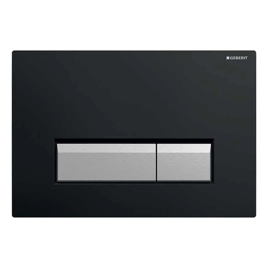 Geberit Sigma 40 Betjeningsplate Svart Matt (Plast)