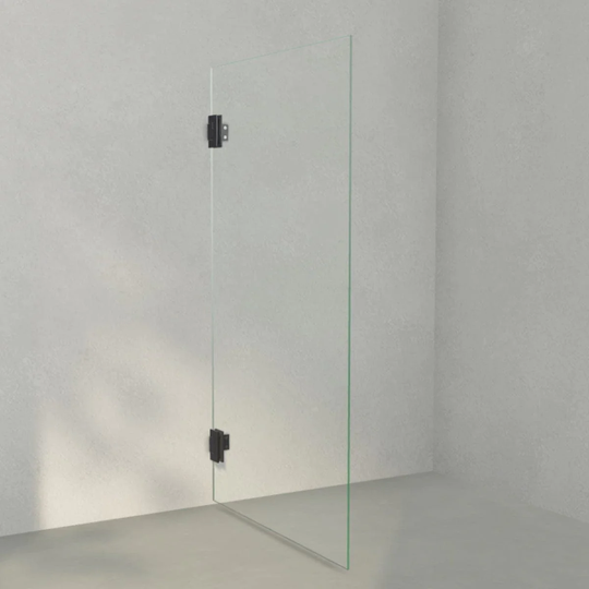 INR Iconic Nordic Rooms Badekarvegg ARC 17 Måltilpasset Svart Matt / Timeless Klart Glass