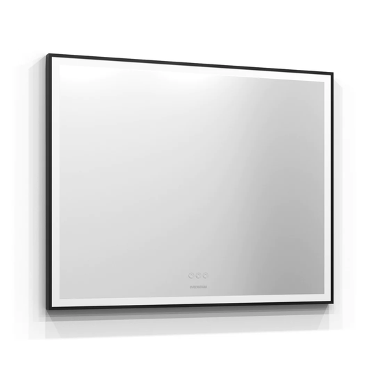 Svedbergs Ista Speil Svart Ramme - LED Belysning 100cm