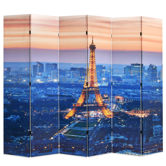 vidaXL foldbar rumdeler 228 x 170 cm Paris by Night