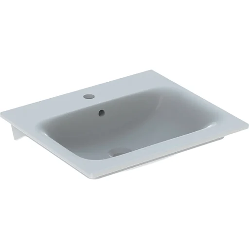 GEBERIT servant 550x480x168mm hh senter m/overl t/møbelporselen
