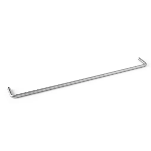 D line håndklestang Ø14, 650 mm, polert stål