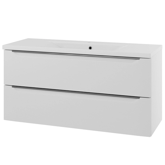 Linn Bad Mari D45cm Servantskap Hvit Matt / 120cm 2 Skuffer