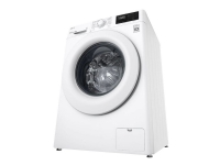LG F14WM9EN0E - Vaskemaskine - bredde: 60 cm - dybde: 56.5 cm - højde: 85 cm - frontbetjening - 59 liter - 9 kg - 1400 rpm - hvid