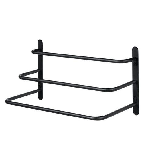 Esbada Clean Håndklestativ 3 Armer - Vegghengt Svart Matt