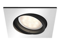 Philips Hue White Ambiance Milliskin Indbygningsspot - Firkantet Aluminium + Dimming Switch