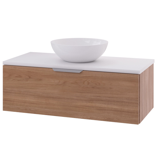 Linn Bad Selma Glatt Eikefiner D45cm Servantskap Eik / 100cm Senter