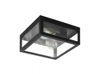 EGLO AMEZOLA VÆG/LOFT IP44 2XE27 290X290 SORT