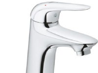 Grohe DIY Wave etgreb håndvask - Wave etgrbatteri t. håndvask, S-Size, ethulsmontage 23748001