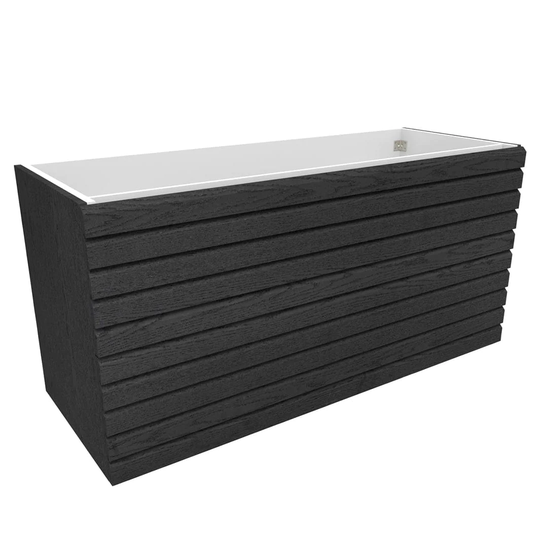 Vikingbad MIE Stav Servantskap B60-200cm Svart Matt / 120cm