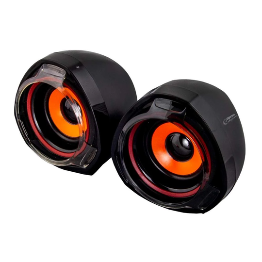 2x Stereohøjttalere - USB