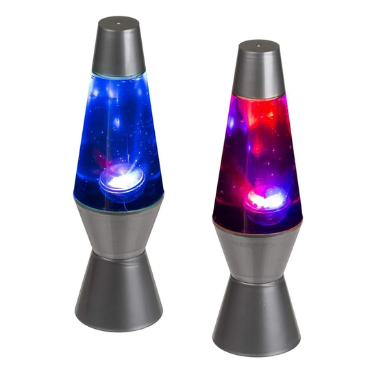 Slimfyldt lavalampe, LED - Assorterede farver
