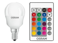 OSRAM STAR+ CLASSIC P - LED-lyspære - matteret finish - E14 - 4.5 W (tilsvarende 25 W) - klasse G - RGB/varmt hvidt lys - 2700 K