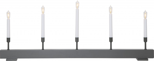 Storm candlestick (straight) (Grå)