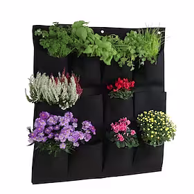 grønt veggheng multi munn plante planting bagflower vegg vakker plante bag greening wall bag