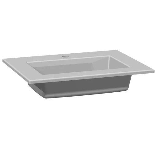 Dansani YOU Sink Edge 60,5 cm porselen hvit