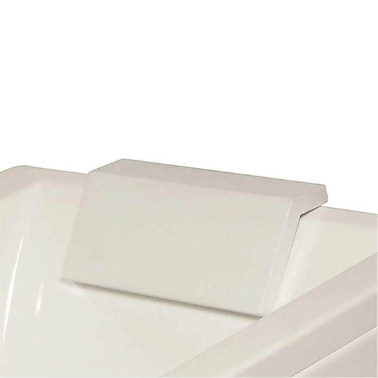 Danline Nakkepute - til Badekar og Boblebad Hvit / Firkantet