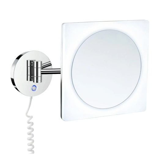 Smedbo Fk483ep Sminkespeil 5x LED Krom
