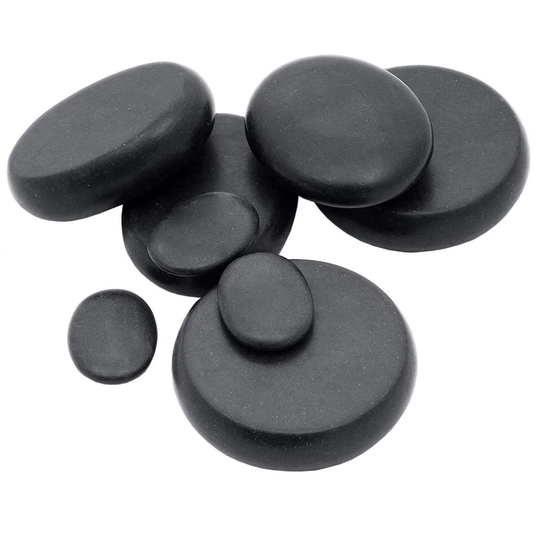 8x Massagesten - Hot Stones