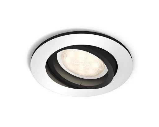Philips Hue Milliskin innbyggingsspot, aluminium
