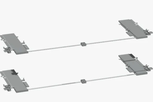 Dansani Inzo Push-open kit til 2 skuffer 80 cm
