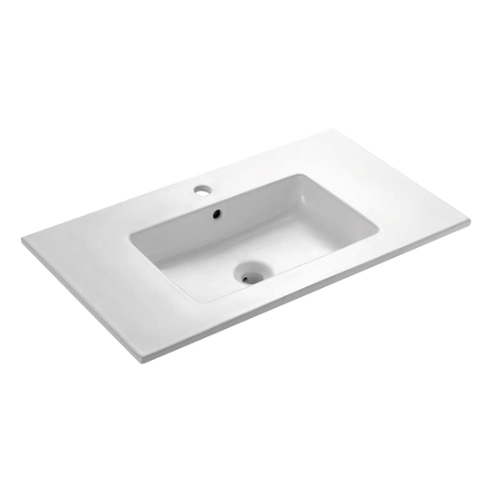 Bathco Liebana Heldekkende Servant B60-100cm - Porselen Hvit / 80cm