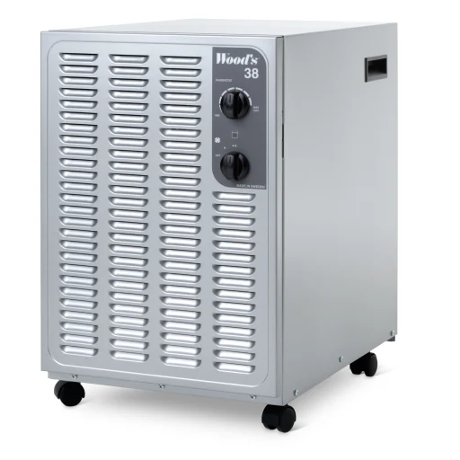 Woods SW22FW avfukter 11 liter/døgn 140 m², sølv/metallfarget