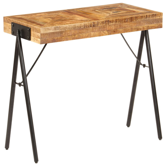 vidaXL konsolbord massivt mangotræ 80 x 40 x 75 cm