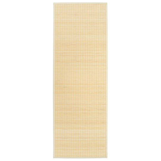 vidaXL yogamåtte bambus 60 x 180 naturfarvet