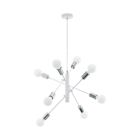 Gradoli 8 ceiling light (hvid)