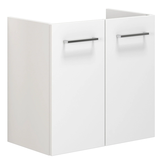 Dansani Mido+ Slim Servantskap 2 Dører B60-80x35cm Uten Servant Hvit Høyglans / 60cm