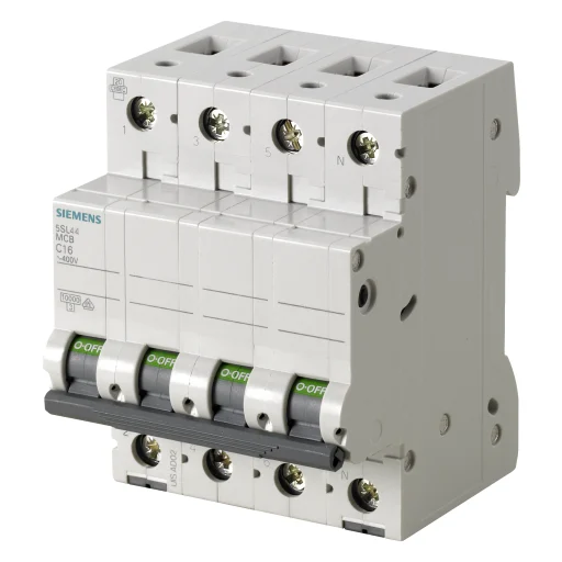 Strømbryter C 20A 3P + N 10kA 5SL4620-7