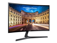 Samsung C24F396FHR - LED-skærm - kurvet - 24 (23.5 synlig) - 1920 x 1080 Full HD (1080p) @ 60 Hz - VA - 250 cd/m² - 3000:1 - 4 ms - HDMI, VGA - Sort