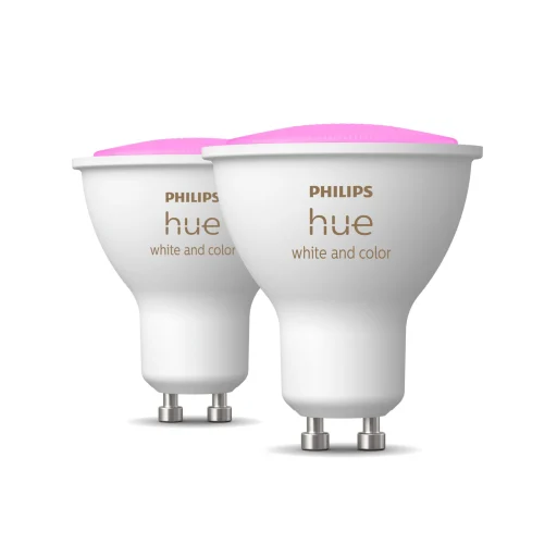Philips Hue White & color ambiance 4,3W GU10, 2-pakning - Bluetooth