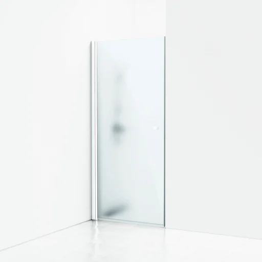 Svedbergs Skoga svingdør 100 cm, frostet glass/matt hviy