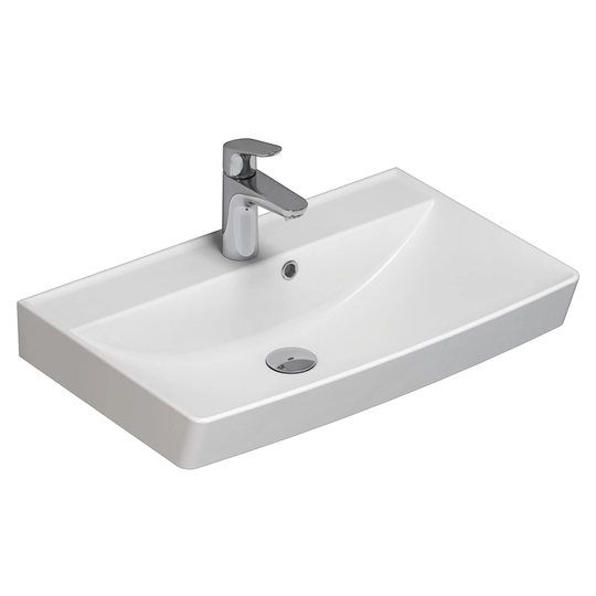 Dansani Mido+ Capella Slim Møbelservant B52-82xd40,5cm Hvit / 60cm