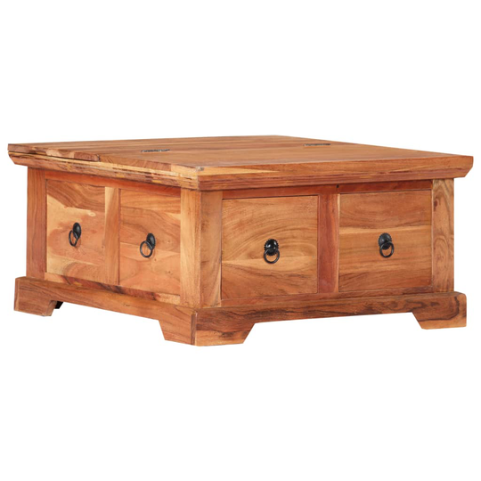 vidaXL sofabord 66 x 70 x 35 cm massivt akacietræ