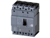 SIEMENS maksimalafbryder 3VA1 IEC frame 160 breaking capacity class N Icu=25kA @ 415V 4-pole, line protection TM240, ATAM, In=160A overload