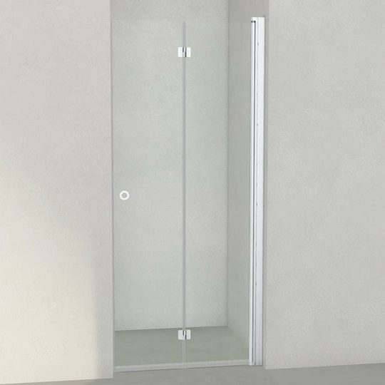 INR Iconic Nordic Rooms Dusjnisje Linc 2 Flex Måltilpasset - Klart Glass Matt Aluminium / Høyre