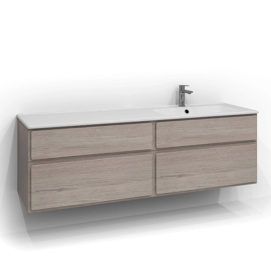 Svedbergs Forma Kontur Servantskap 160cm / 45cm Blond eik